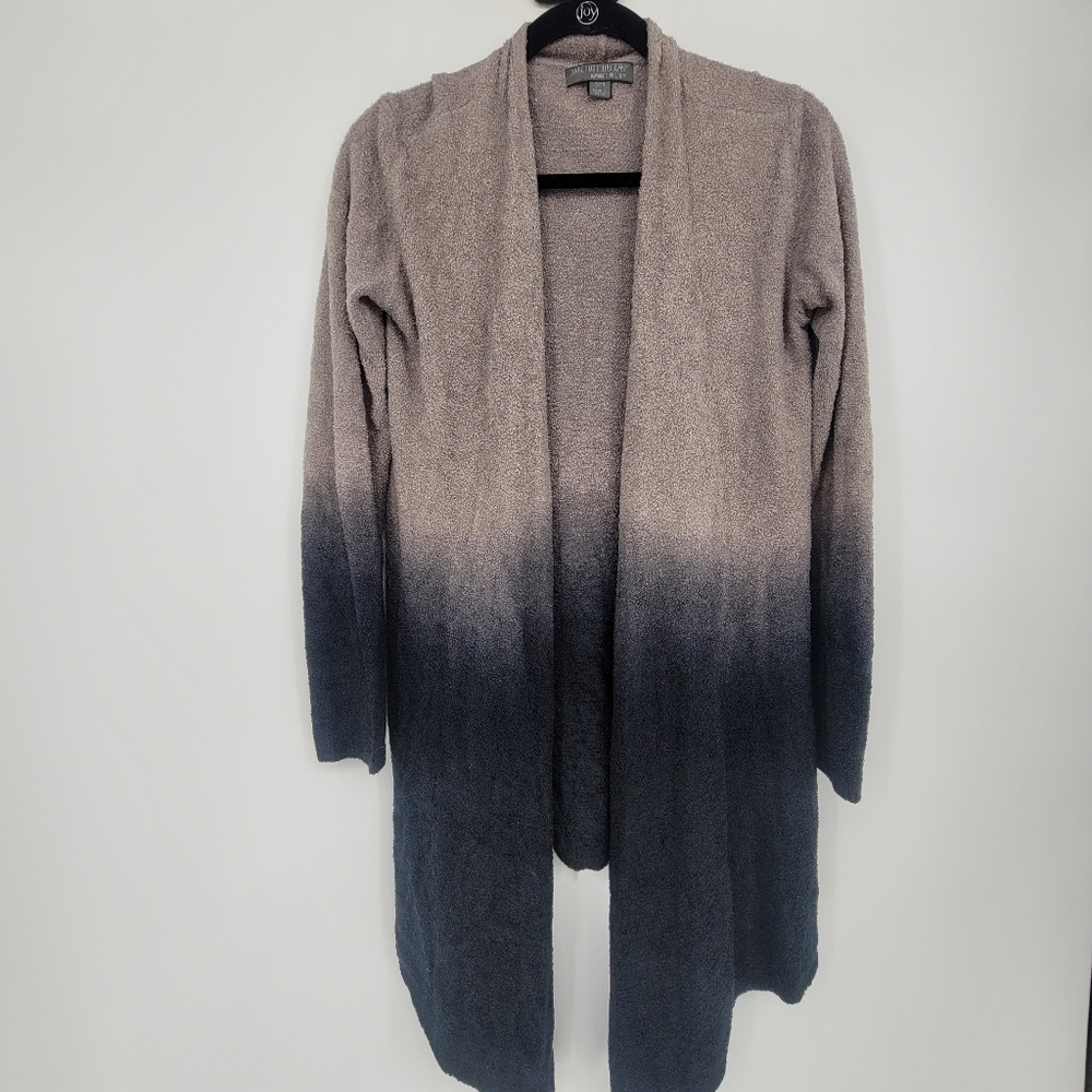 Barefoot Dreams Bamboo Chic Light calypso Cardigan Ombre Sweater Small Medium - Picture 2 of 7